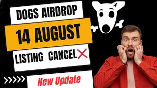 Dogs airdrop Big News today  Dogs airdrop listing date [upl. by Mela356]