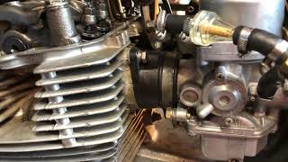 Honda CB250N Super Dream Service  Cam Chain Tensioner [upl. by Mose548]