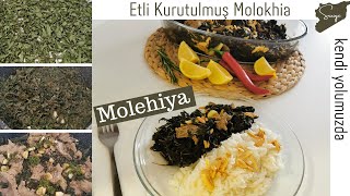 Et Dilimleri ile Suriye Kurutulmuş Molokhia  Molehiya  Orta Doğu Tarifleri [upl. by Atsillak]