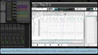 BFD3 free preset and stems 01  Almost Blues [upl. by Kinnard]