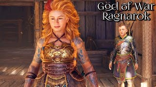 God of War Ragnarök Труд с молотом Тора Мьёльнир I Сиф и Хильдисвини I Тюр ► Бог войны Рагнарёк [upl. by Schott541]