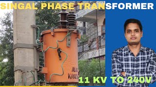 Single phase transformer 11kv to 240v  principle construction working [upl. by Mad266]