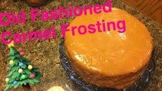 How to Make Old Fashioned Carmel Frosting [upl. by Ahsropal591]