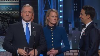 Frank Underwood crashes Tony Awards [upl. by Acus201]