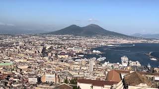 Pirozzi Live 87  View of Naples from Castle St Elmo [upl. by Anairad514]