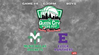 Queen City Hoops Fest  Game 4  McNicholas vs Elder Mens Basketball  122123 [upl. by Aillicec]