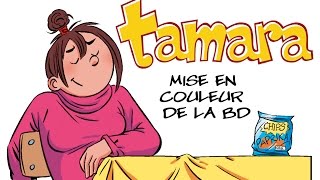 Tamara La BD  mise en couleur rapide dun dessin [upl. by Krantz]