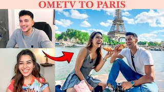 Indian Girl Meets Romanian Guy  Ometv to Paris [upl. by Cilo]