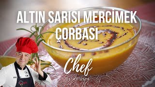 Altın sarısı Mercimek Çorbası nasıl yapılır  Oktay Usta [upl. by Obla]