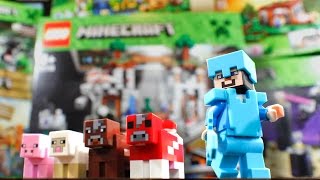 6 NEW MINECRAFT LEGO SETS Building amp Review [upl. by Chucho845]