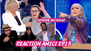 Il Pubblico Contro la Celentano  Reaction Amici ep15 [upl. by Aivlys]