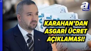 Asgari Ücrete Ara Zam Olacak Mı MB Başkanı Fatih Karahandan Asgari Ücret Açıklaması apara [upl. by Anerol]