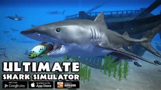 Ultimate Shark Simulator Game Trailer for iOS and Android [upl. by Otrebilif]