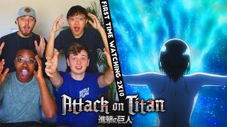 YMIRS BACKSTORY NonAnime Watchers React to Attack on Titan  02x10 [upl. by Trebla]