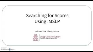 IMSLP tutorial [upl. by Saberhagen952]