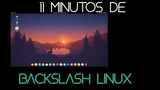 Otro quotMacOSquotBackSlash Linux [upl. by Ecirual602]