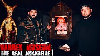 OVERNIGHT in WARREN MUSEUM with THE REAL ANNABELLE  Most Haunted Place on Earth [upl. by Giaimo]