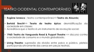 TEATRO OCIDENTAL CONTEMPORANEO [upl. by Roselia799]