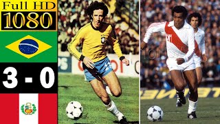 Brazil 30 Peru world cup 1978  Full highlight  1080p HD  Dirceu  Teofilo Cubillas [upl. by Haidadej]