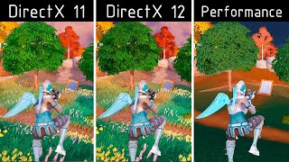 Fortnite Chapter 4 Season 3  DirectX 11 vs DirectX 12 vs Performance Mode  EPIC SETTINGS  RX 6600 [upl. by Mcguire]