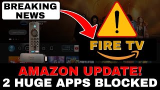 FIRESTICK BLOCKS 2 HUGE APPS [upl. by Nauqan]