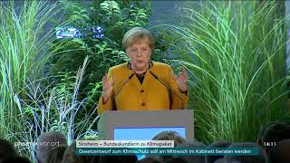 Merkel zu Klimaschutzpaket am 071019 [upl. by Lindsy411]