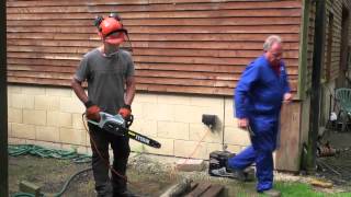 Titan Electric Chain Saw Review [upl. by Girhiny]