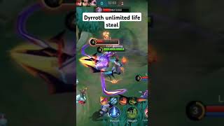 TOP 1 GLOBAL DYROTH NEW BUILD AND EMBLEM FOR SOLO RANKED GAME  AUTO WINSTREAK  E2 [upl. by Schlicher]