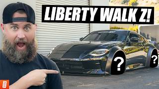 Building the USA’s FIRST Liberty Walk Nissan Z for SEMA  Part 4 [upl. by Eniluj]