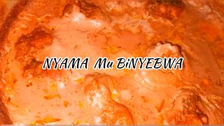 How to prepare pasted beef meat in gnuts nyama mu binyebwa [upl. by December]