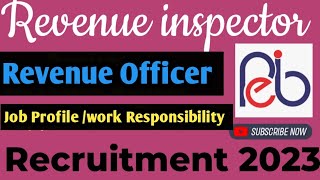 Revenue Officer Nagar Nigam job responsibilities Revenue inspector Nagar palika Job responsibility [upl. by Narruc]