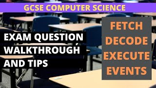 Fetch Decode Execute Cycle  Exam Question Walkthrough [upl. by Adnuhser860]