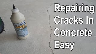 How To Repair Cracked Concrete Patio Slab [upl. by Nella]