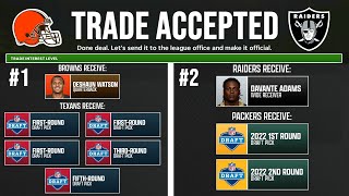 I attempt Every REAL LIFE NFL Trade in Madden [upl. by Sialac]