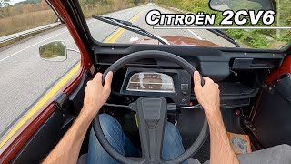 Driving The Citroën 2CV  29 Horsepower of Pure French Fun POV Binaural Audio [upl. by Anehsak]