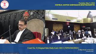 09 May 2024  Court Room No 09  Live Streaming of the Court proceedings [upl. by Cates]