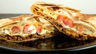 Homemade Taco Bell Crunchwrap Supreme [upl. by Ainig365]