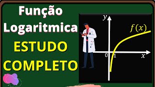 Função Logaritmica Estudo Completo [upl. by Jorrie]