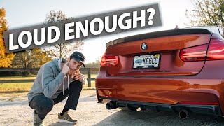 Best Sounding FSeries BMW 340i Full Exhaust Review [upl. by Barde]