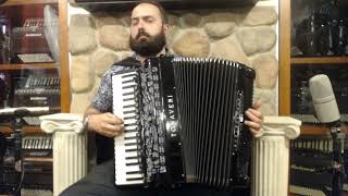 6299  Black Decorated Morbidoni Tonaveri Converter Piano Accordion LMMH 41 131 5999 [upl. by Chiles]