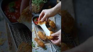 Crispy Fresh Mozzarella Sticks or Steaks food [upl. by Cati]