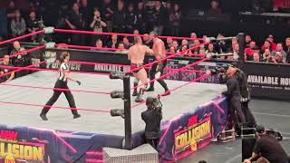 AEW wrestling Bryan Danielson vs Andrade el Idolo collision main event [upl. by Odlabu]