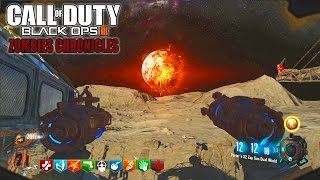 MOON REMASTERED SOLO EASTER EGG  BLACK OPS 3 ZOMBIE CHRONICLES DLC 5 GAMEPLAY [upl. by Namus]