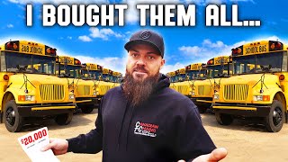 I Bought An Entire Fleet Of School Buses [upl. by Agathe515]