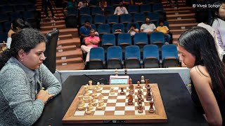 17yearold Divya Deshmukh beats Humpy to become Tata Steel Chess India Rapid 2023 Champion [upl. by Noirrad45]