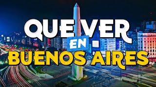 🧳️ TOP 10 Que Ver en Buenos Aires ✈️ Guía Turística Que Hacer en Buenos Aires [upl. by Alane791]