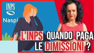 NASPI IN QUALI CASI LINPS PAGA LA DISOCCUPAZIONE IN CASO DI DIMISSIONI [upl. by Wehttam]