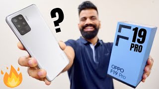 OPPO F19 Pro Unboxing amp First Look  AI Color Portrait Video  AMOLED  30W VOOC 40🔥🔥🔥 [upl. by Euphemiah]