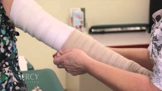 Multilayer bandaging for the arm [upl. by Declan]