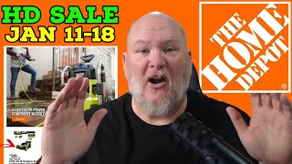 Top 10 Deals at Home Depot Jan 11th  18th [upl. by Nnateragram284]